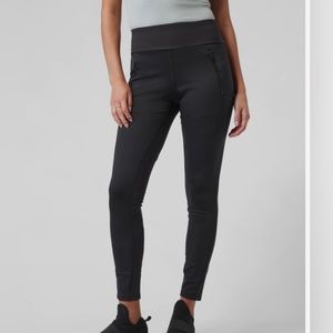 Athleta Peak Hybrid Fleece Tights size xs